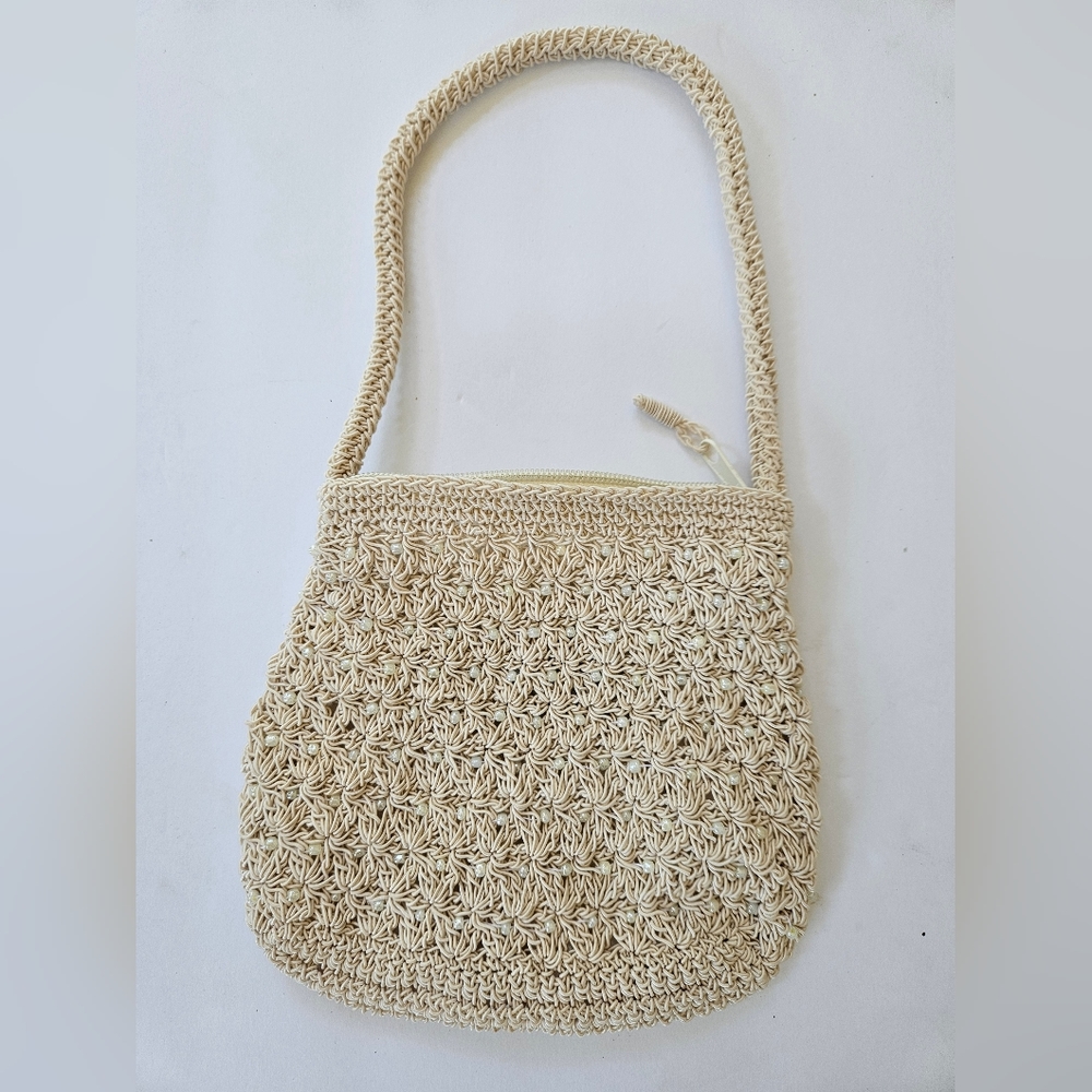 Carlo D'Santi Woven Pearl Bag